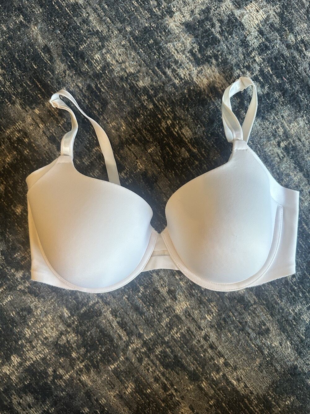 Warners This Is Not A Bra Full Coverage Underwire T-Shirt White Size 34D~RA3561W